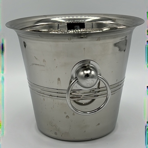 SILVER TONE BUCKET - Picture 2 of 4